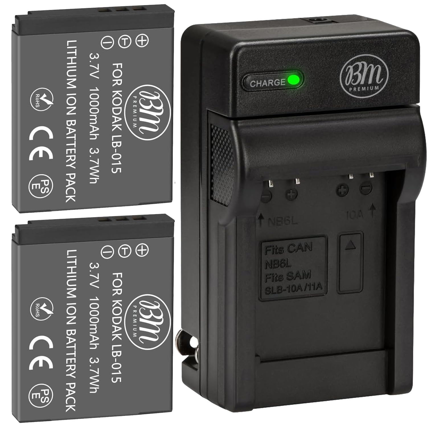 Amazon.com : BM Premium 2 Pack of LB-015 Batteries and Battery